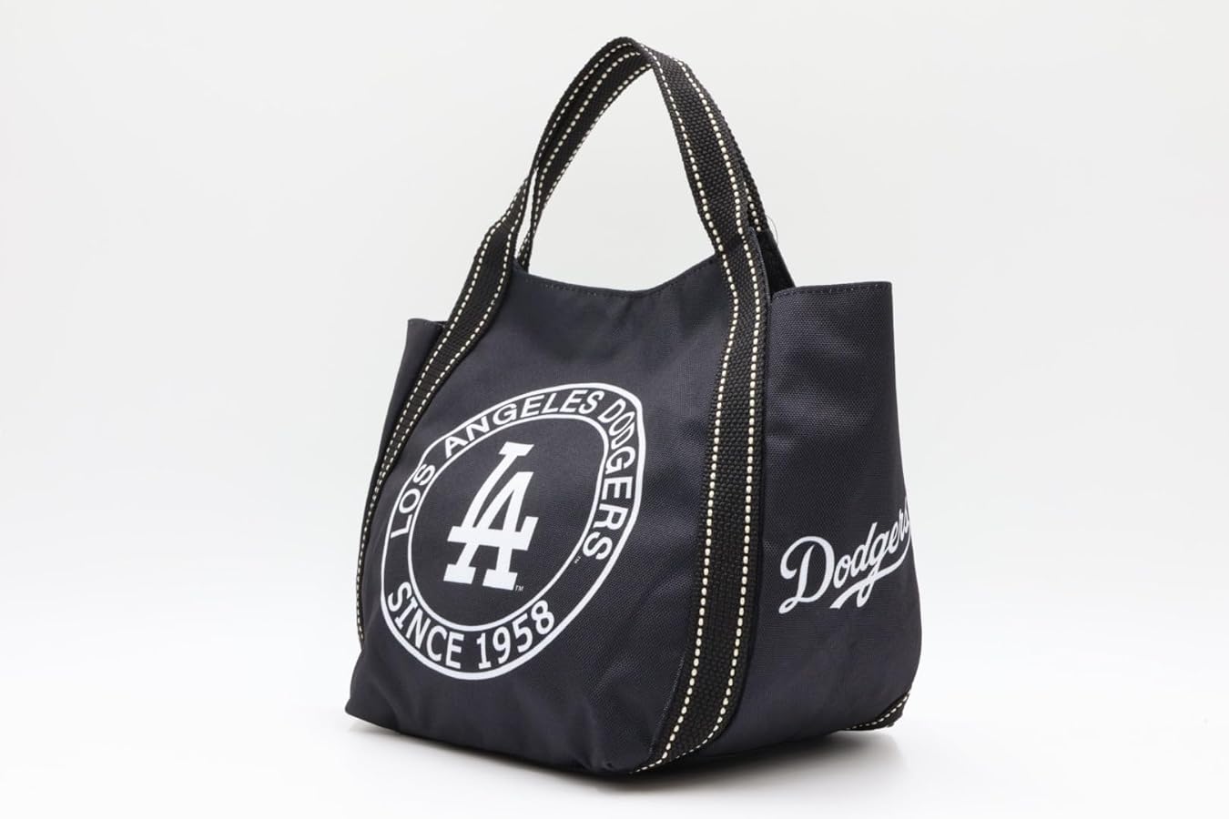 【未使用品】MLB ドジャース●ミニバルーントートバッグ●ブラック MLB トートバッグ MLBミニバルーントートバッグ レディース